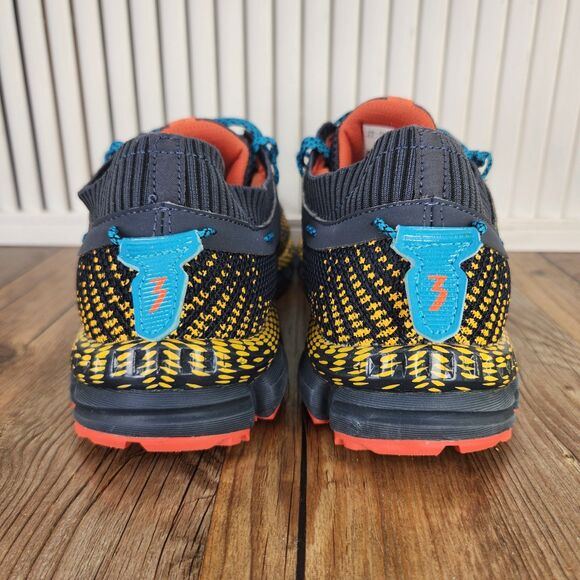 361 Degrees Taroko 2 Trail Hybrid Running Shoes Mens Sz 9.5 Black Yellow Sneaker main image 8